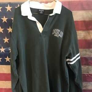 Vintage Polo jeans co rugby shirt.